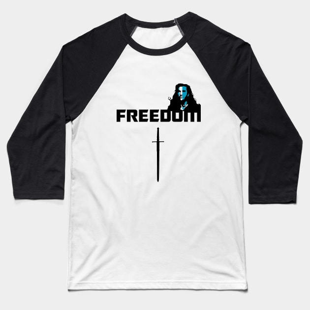 William freedom. Baseball T-Shirt by Clathrus